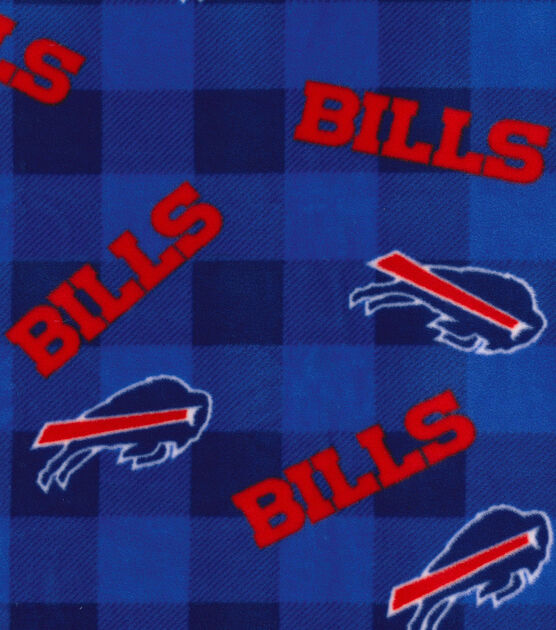 Fabric Traditions Buffalo Bills Fleece Fabric Buffalo Check, , hi-res, image 2