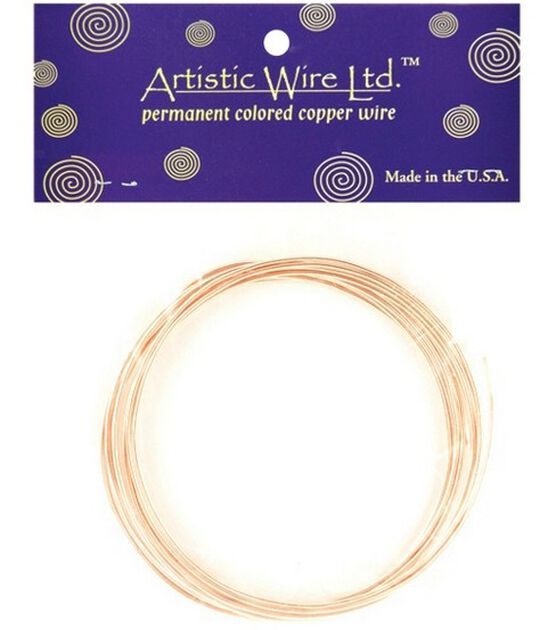 Artistic Wire 14 Gauge Bare Copper Wire 10 ft Copper