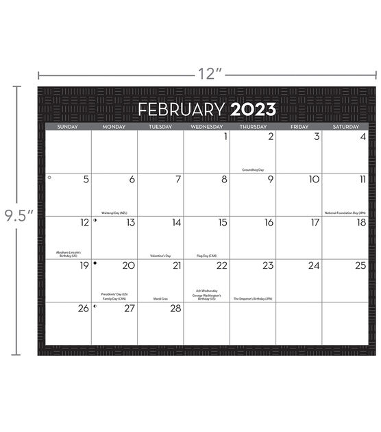 LANG 2023 Office Tri View Calendar, , hi-res, image 5