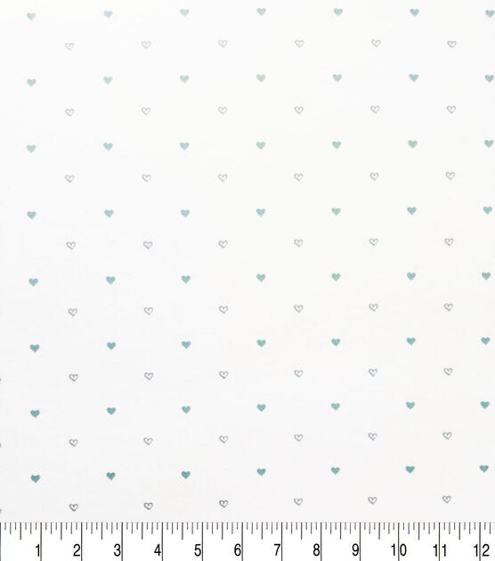 Arctic Hearts Nursery Flannel Fabric by Lil' POP!, , hi-res, image 3