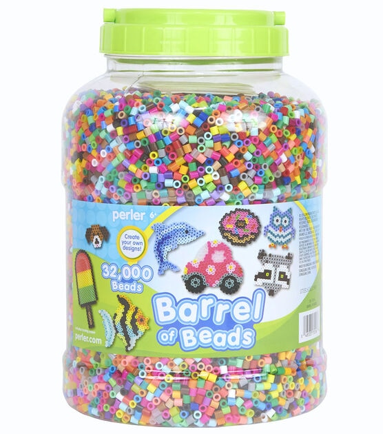 Perler 32000pc Barrel Beads in Jar