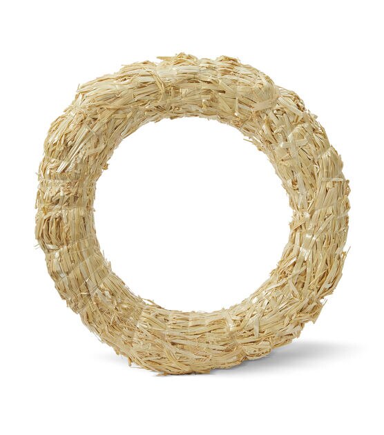 FloraCraft 18" Natural Straw Wreath Form