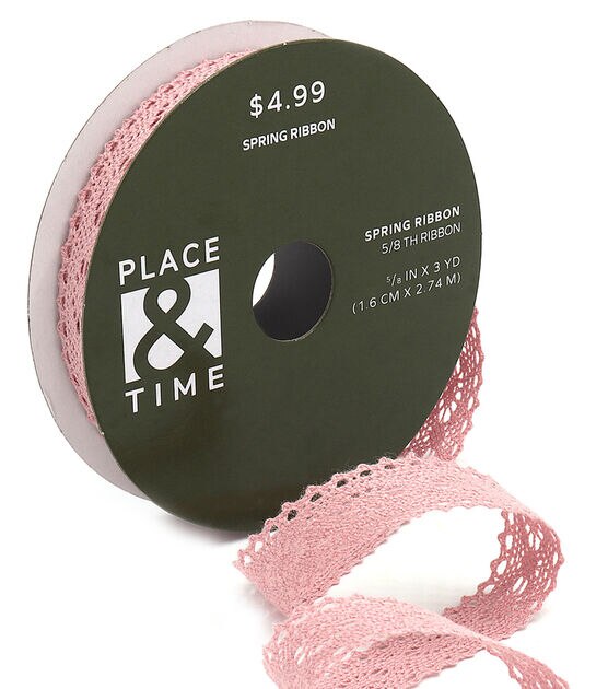 Pink Lace Ribbon Maybe Republic Adding Stock Photo 2334036955