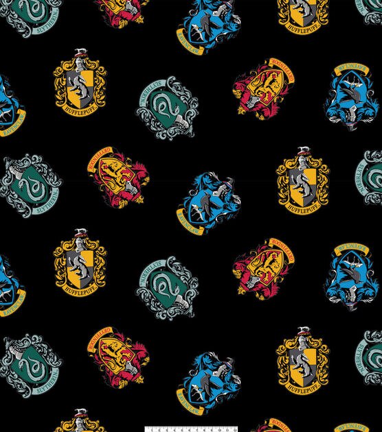 Harry Potter Fleece Fabric 58" Houses