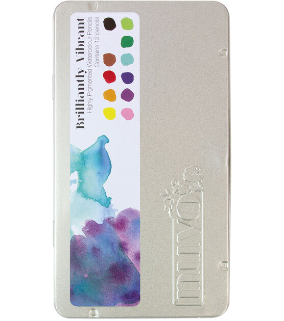 Nuvo by Tonic Studios 12 pk Watercolor Pencils Brilliantly Vibrant
