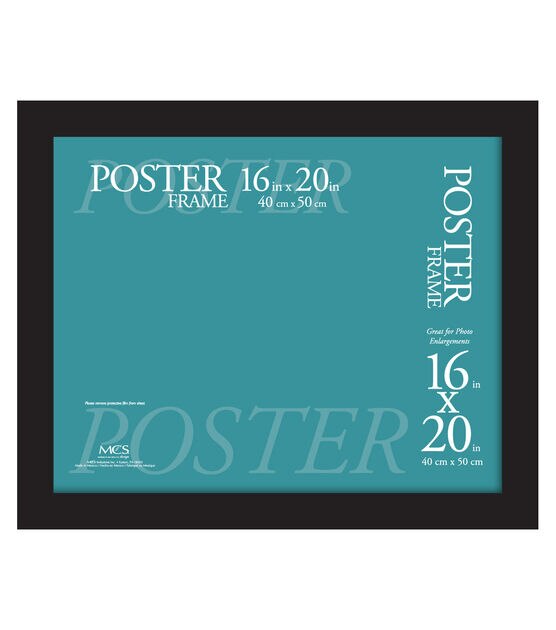 MCS 16"x20" Black Gallery Wide Poster Frame