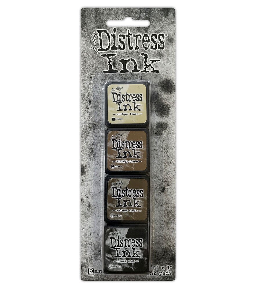 Tim Holtz 4ct Mini Distress Ink Kit, 3, swatch