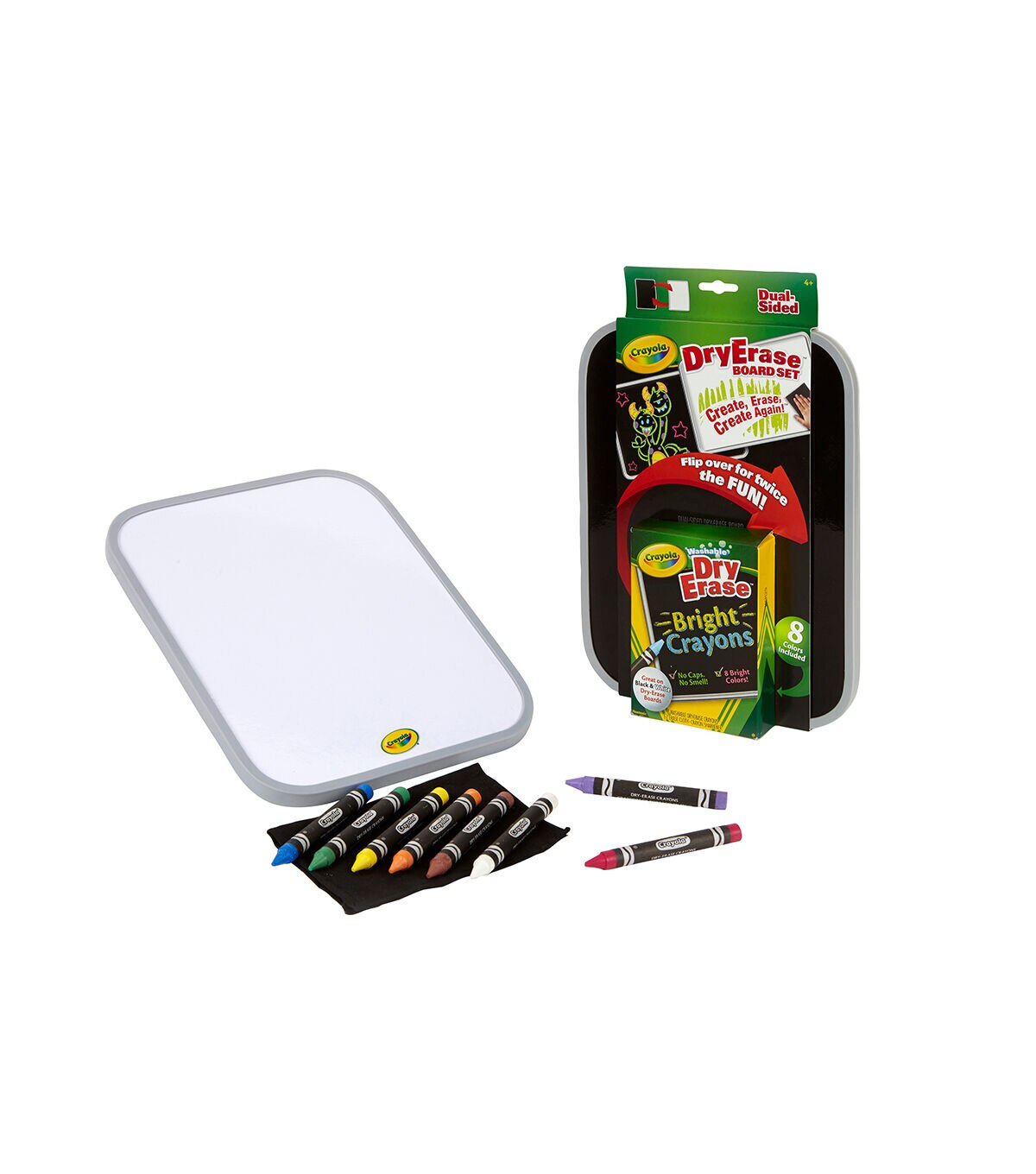 Crayola Crayola Dual Sided Dry Erase Board Set Teacher Kids School Rewards Stationary 