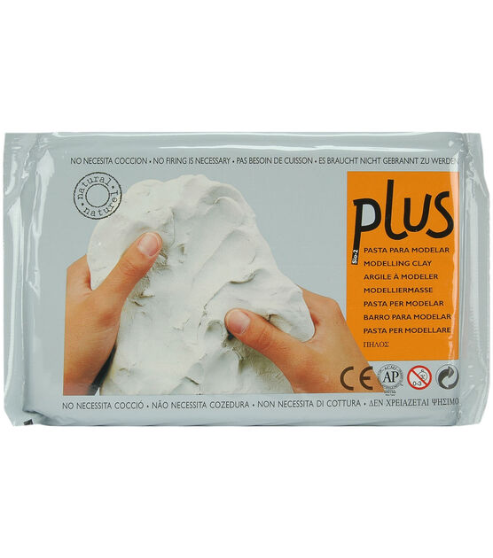 Activa 2lbs Plus Natural Air Dry Clay, , hi-res, image 1