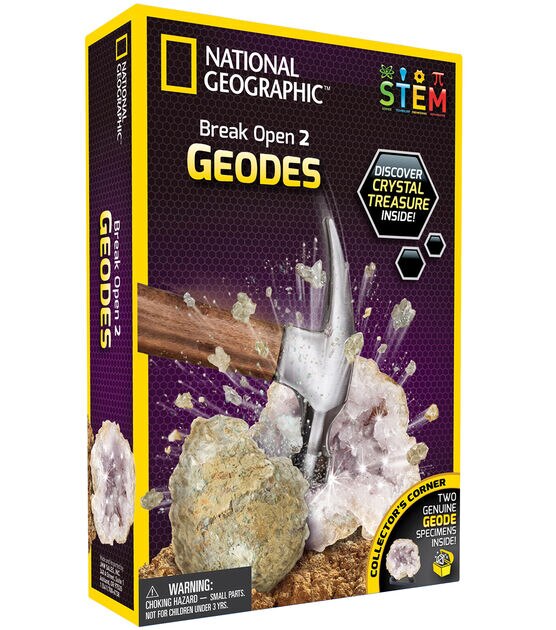 Bandai - National Geographic - Kit découverte - 2 géodes à briser - Jeu  Scientifique et éducatif - STEM - JM80572M en destockage et reconditionné  chez DealBurn