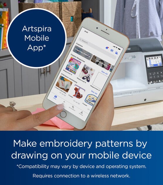 Brother SE2000 Combo Sewing & Embroidery Machine with Artspira App, , hi-res, image 8