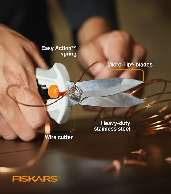Fiskars DIY 8'' PowerCut Snips, , hi-res, image 3