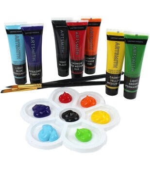 2oz Neon Acrylic Paint Value Pack 6ct by Top Notch