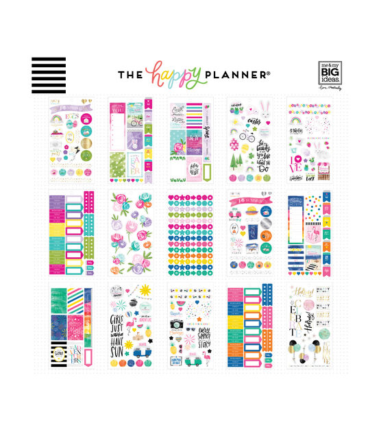 Me&My Big Ideas Happy Planner Sticker Value Pack All in A Season