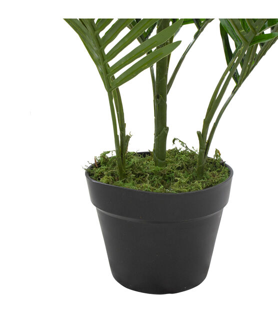 Northlight 40" Potted Two Tone Green Artificial Tropical Mini Palm Tree, , hi-res, image 4