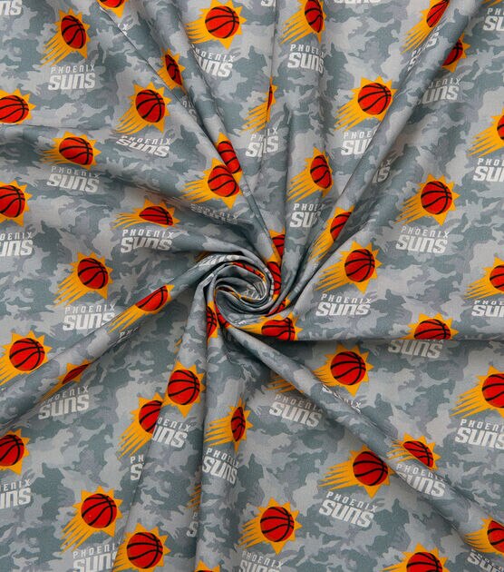 NBA Phoenix Suns Camo Cotton Fabric, , hi-res, image 4