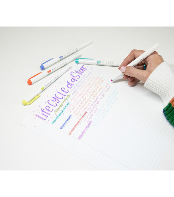Mild liner markers  Pretty notes, Colorful notes, Study notes