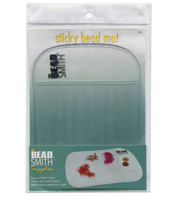 The Beadsmith Clear Sticky Bead Mat 7.5x5.5in, , hi-res, image 2