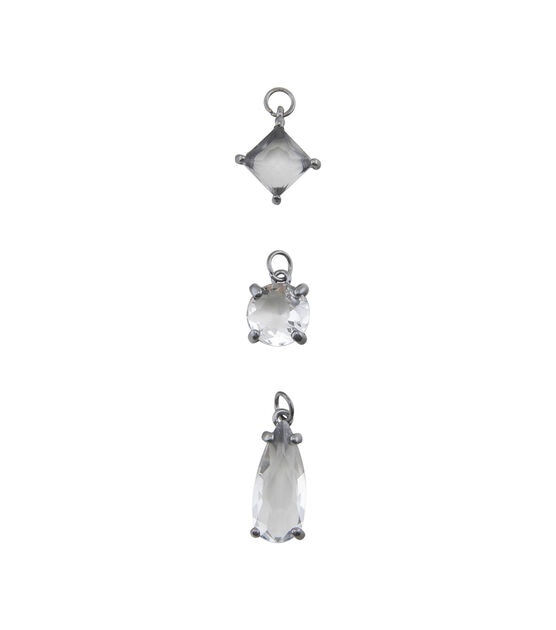 Tim Holtz 3ct Crystal Droplet Charms