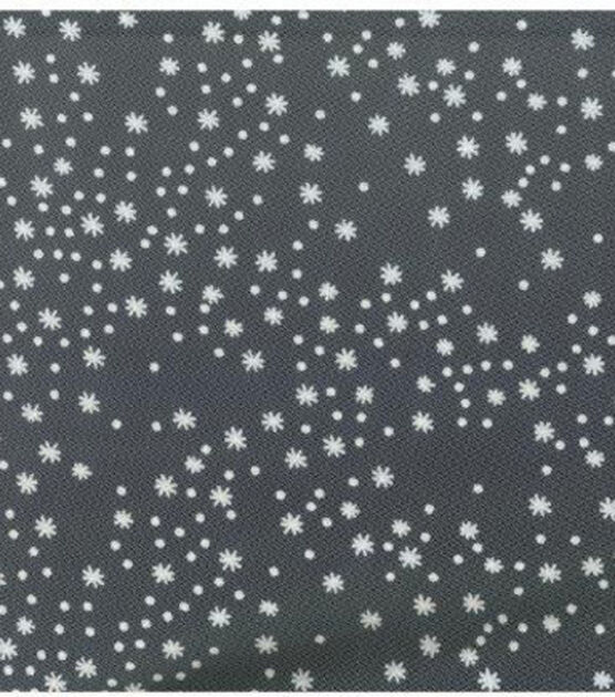 Glitterbug Mesh Fabric  Glitter Snowflake