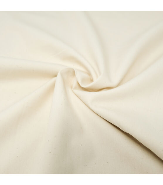 45 Unbleached Cotton Muslin Fabric