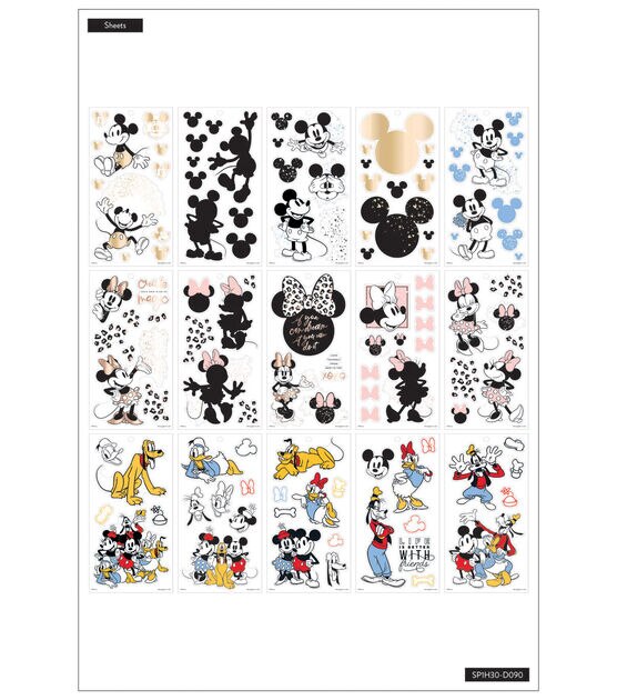 288pc Disney Mickey Mouse Happy Planner Sticker Pack, , hi-res, image 4