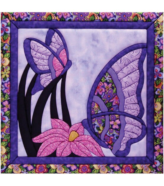 Butterfly Quilt Magic Kit 15 1/2"X15 1/2"
