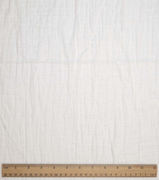 White Solid Nursery Swaddle Fabric, , hi-res, image 3