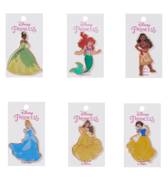 Blumenthal Lansing 2" Blue Disney Princess Cinderella Shank Button, , hi-res, image 6