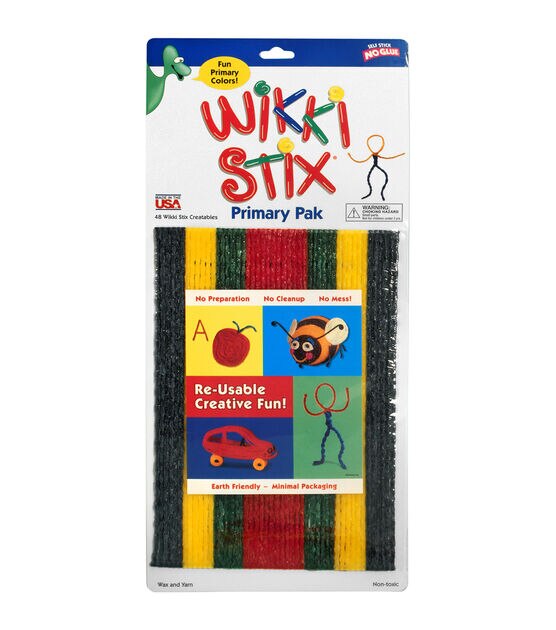 Creativity For Kids 8" Multicolor Wikki Stix Kit 48pc