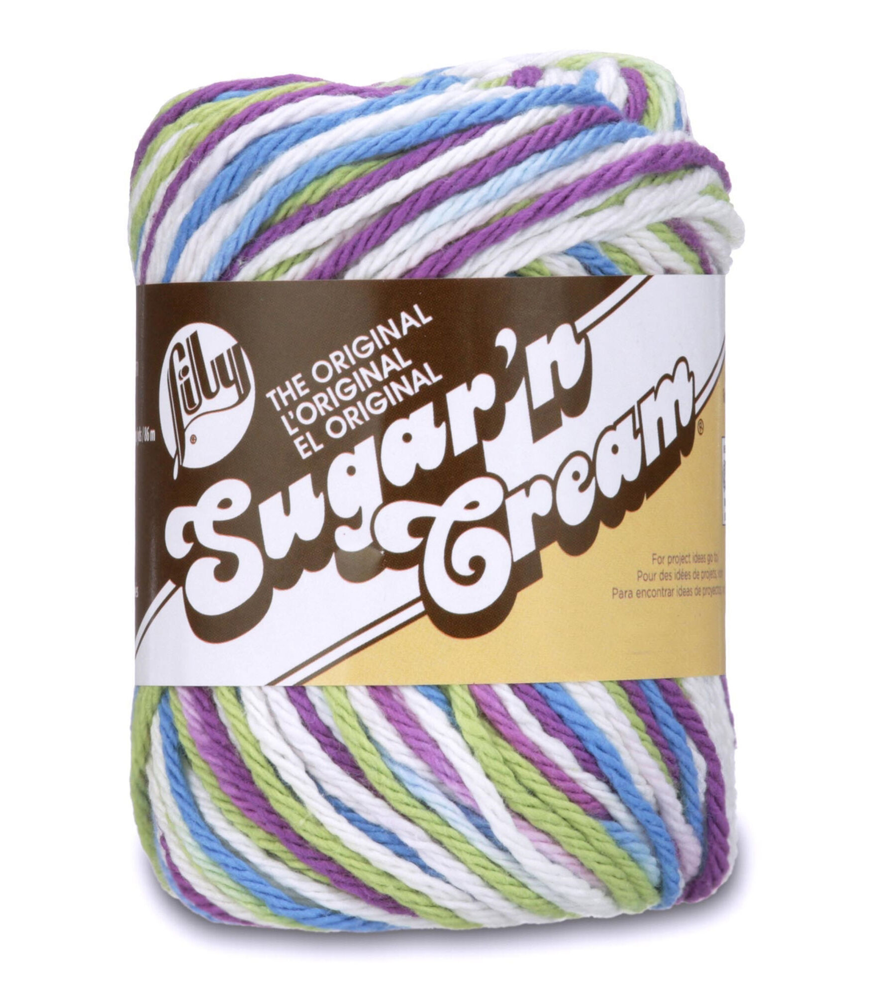 Lily Sugar'N Cream Love Yarn - 6 Pack of 57g/2oz - Cotton - 4 Medium  (Worsted) - 95 Yards - Knitting/Crochet