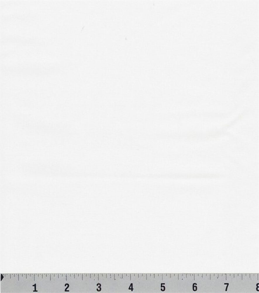 Sport Nylon Fabric 58" Solids, White, swatch