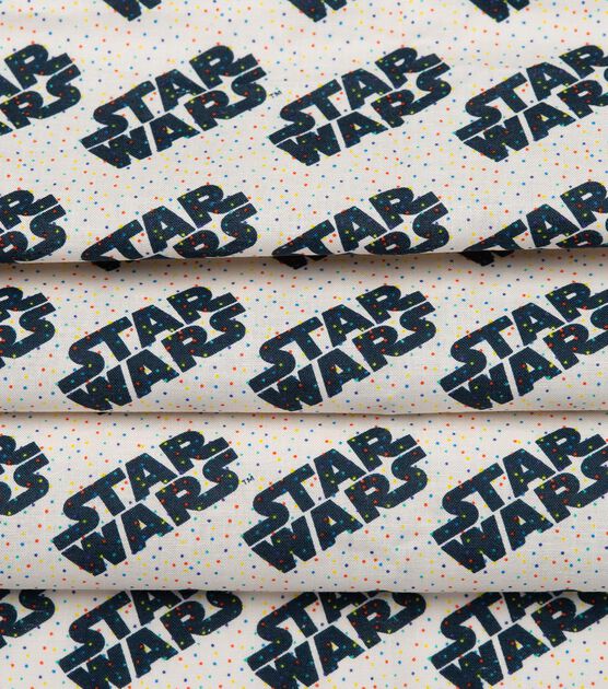 Star Wars Cotton Fabric Logo & Tiny Dots, , hi-res, image 4