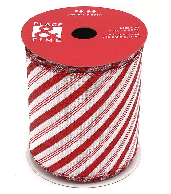 Minifigure, Utensil Cane, Red Candy Stripe Pattern : Part 1621pb01