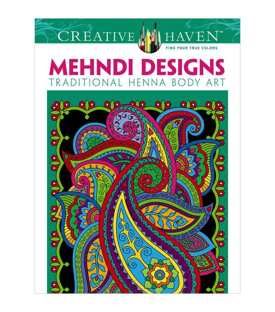 Dover Creative Haven Mehndi Designs Coloring Book