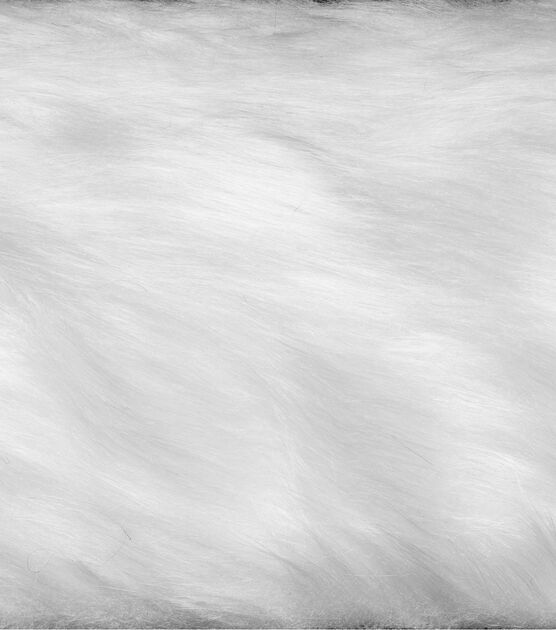 4.0 in White Faux Fur Trim, , hi-res, image 5