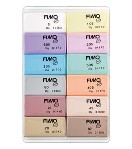 Fimo 10.5oz Pastel Soft Polymer Clay Set 12pc, , hi-res, image 2