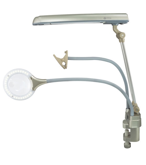 OttLite 59.5" LED Magnifier 3 in 1 Lamp With Clip, , hi-res, image 5