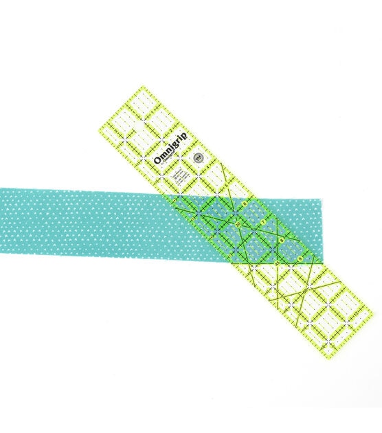 Omnigrip Neon Rectangle Ruler, 2-1/2" x 12-1/2", , hi-res, image 2