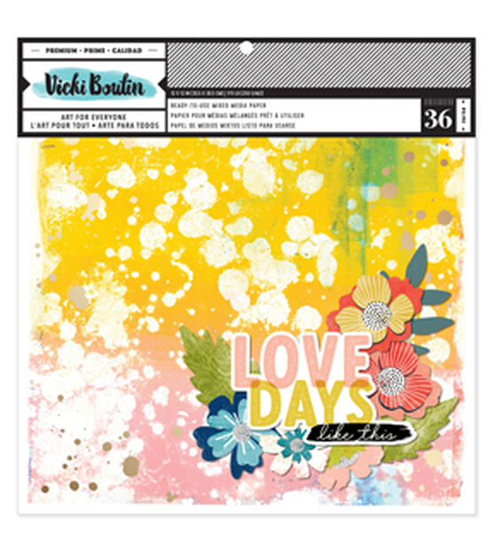 American Crafts 36 Sheet 12" x 12" Love Days Paper Pack