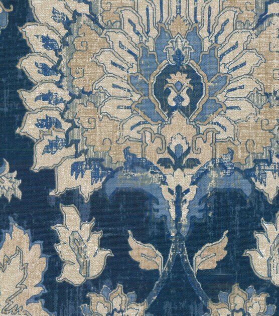 Waverly Upholstery Fabric Castleford Indigo, , hi-res, image 3