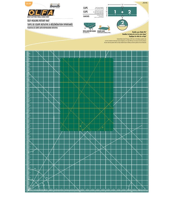 Carevas 3PCS 12*12 Inch Replacement Cutting Mat Adhesive Gridded