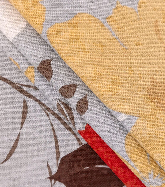 Ambrosia Equinox Grey Cotton Canvas Fabric, , hi-res, image 2