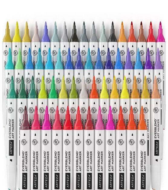 Arteza EverBlend Art Alcohol Based Markers - Set of 60