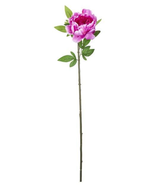 30" Pink Peony Stem by Bloom Room