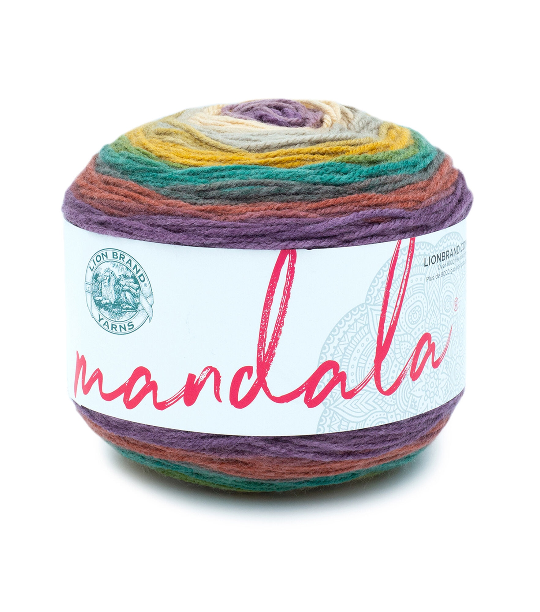 Lion Brand Mandala 590yds Light Weight Acrylic Yarn, Warlock, hi-res