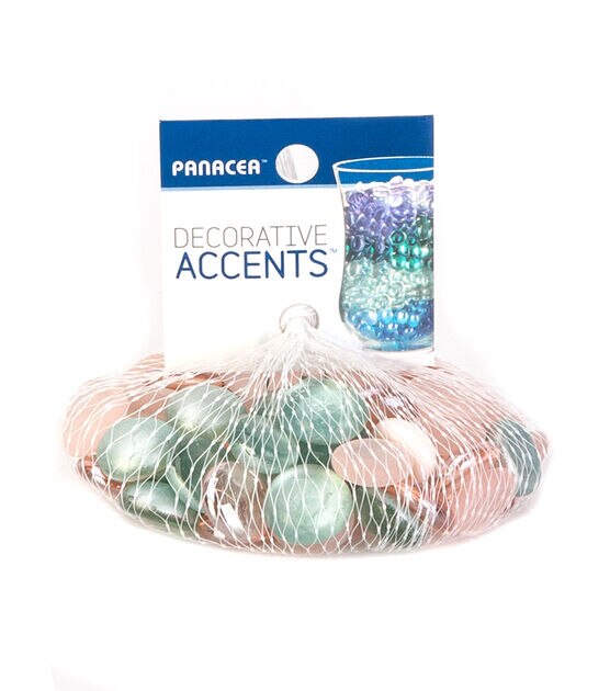 Panacea 12oz Glass Pastel Blue & Pink Gems