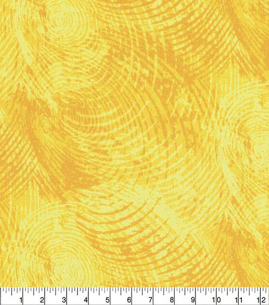 Yellow Blender Textured Quilt Cotton Fabric by Keepsake Calico, , hi-res, image 2