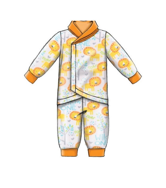 McCall's M7827 Size NB to XL Infants Apparel Sewing Pattern, , hi-res, image 4