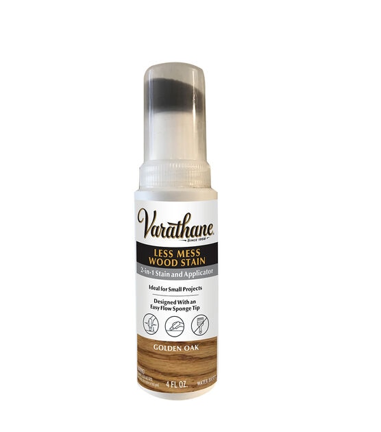 Varathane Less Mess Wood Stain & Applicator 4 oz. Golden Oak
